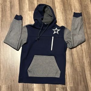 🛍️Mens Nike Small NFL Cowboys Blue/ Gray Sweater